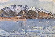 Thunersee mit Stockhornkette Ferdinand Hodler